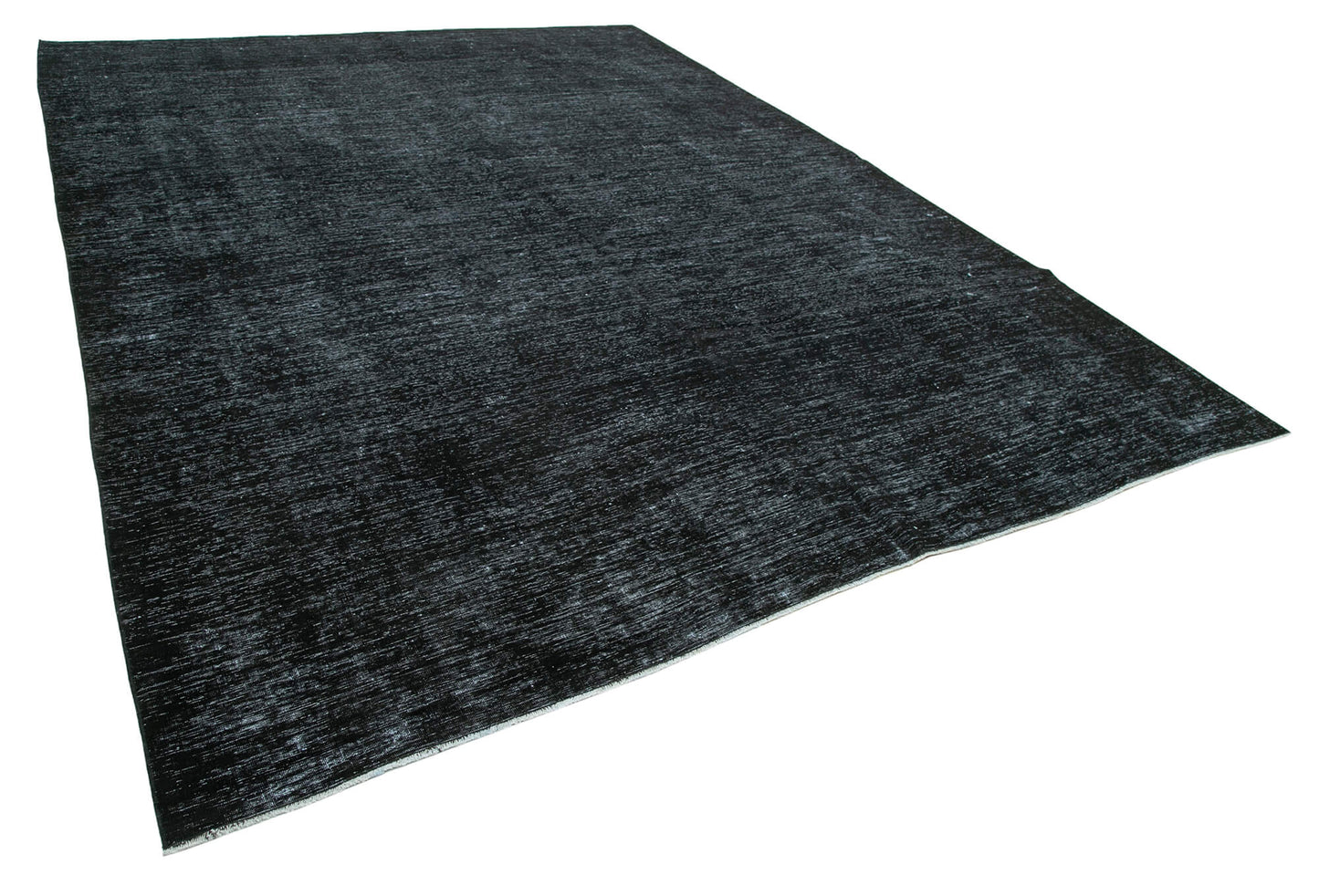 9x13 Black Overdyed Large Area Rug - 26465