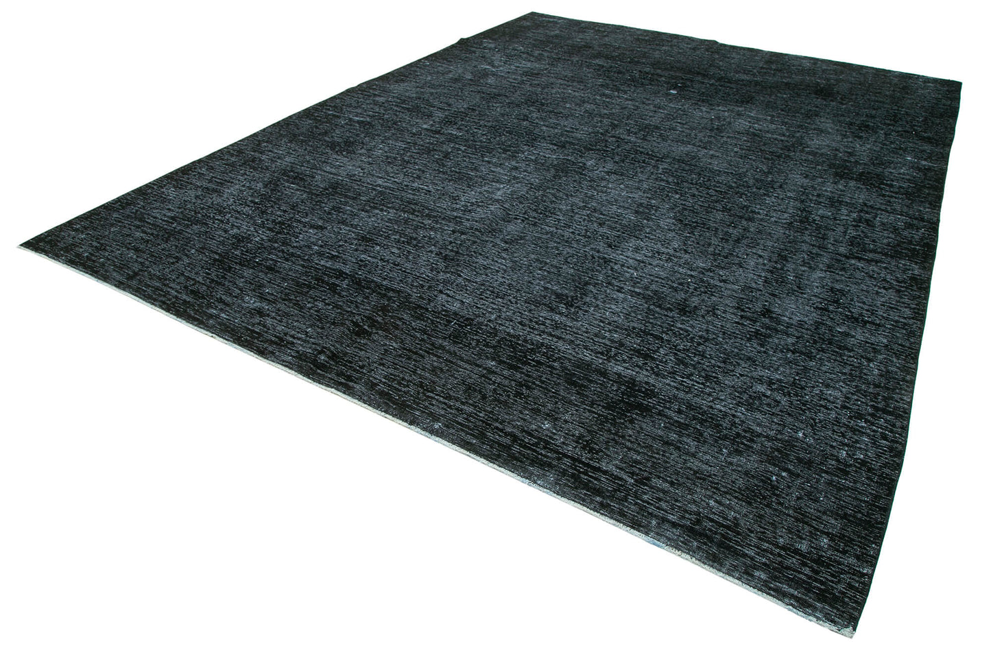 9x13 Black Overdyed Large Area Rug - 26465