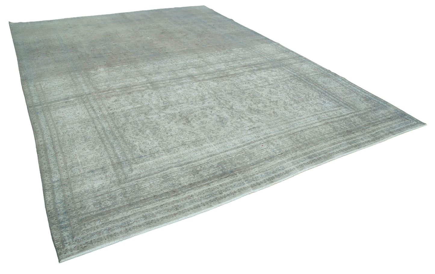 10x13 Grey Overdyed Large Area Rug - 26527