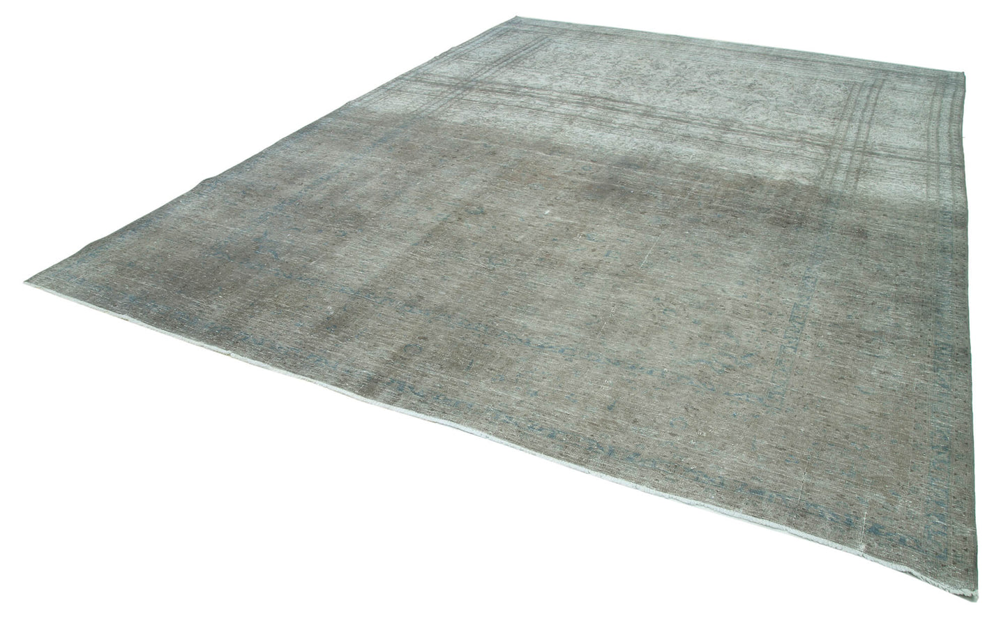 10x13 Grey Overdyed Large Area Rug - 26527