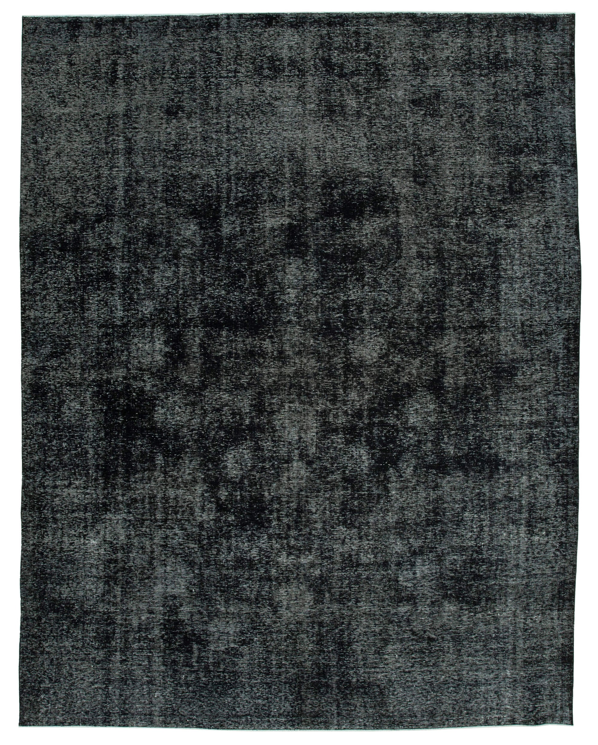 10x13 Black Overdyed Large Area Rug - 26578