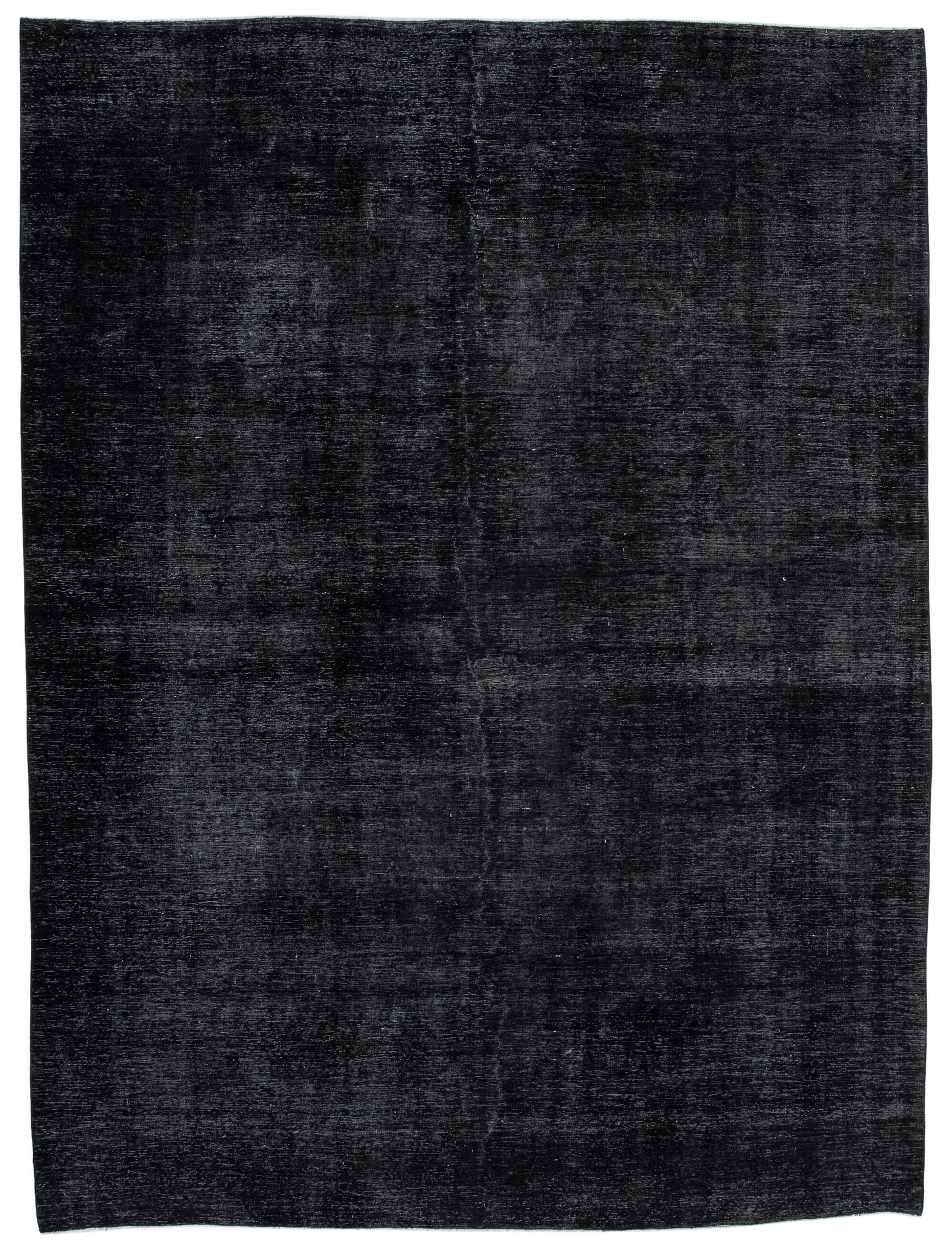 9x13 Black Overdyed Large Area Rug - 26586