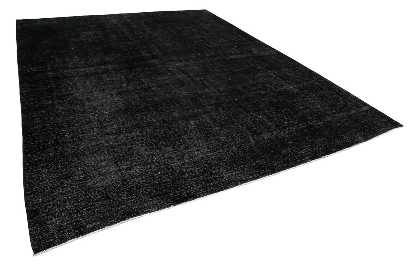 9x13 Black Overdyed Large Area Rug - 26586