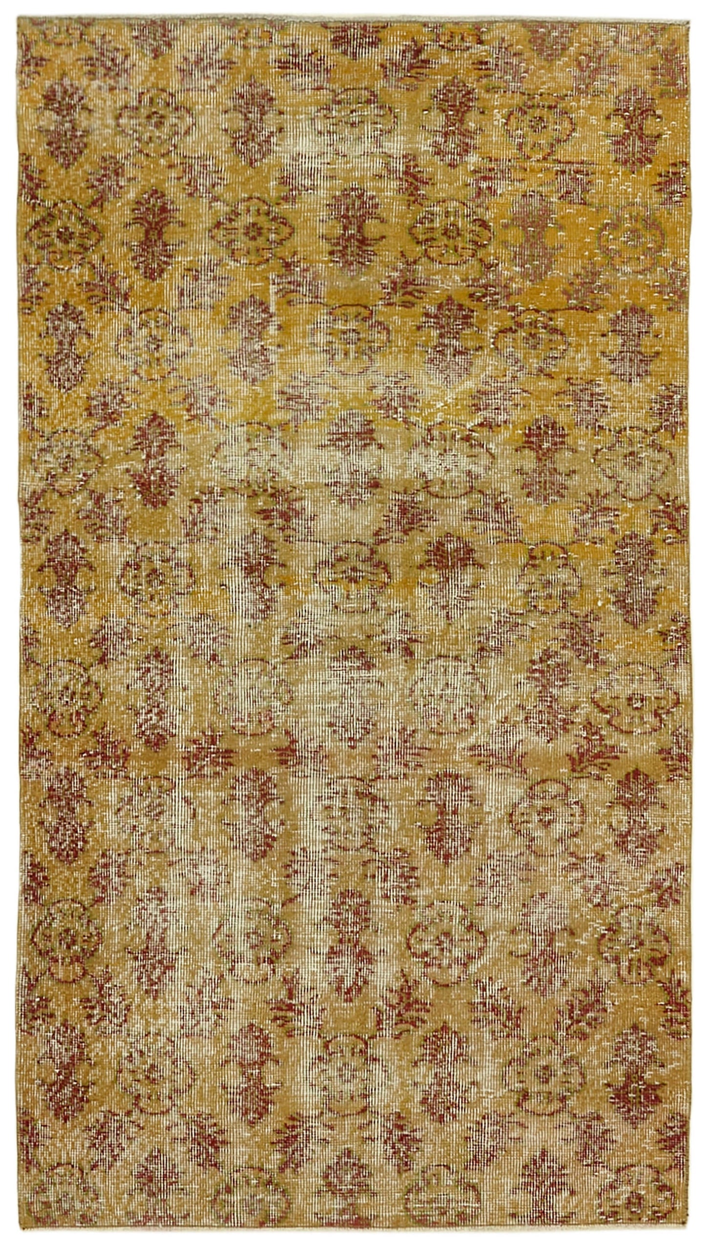 4x6 Yellow Overdyed Rug - 26661