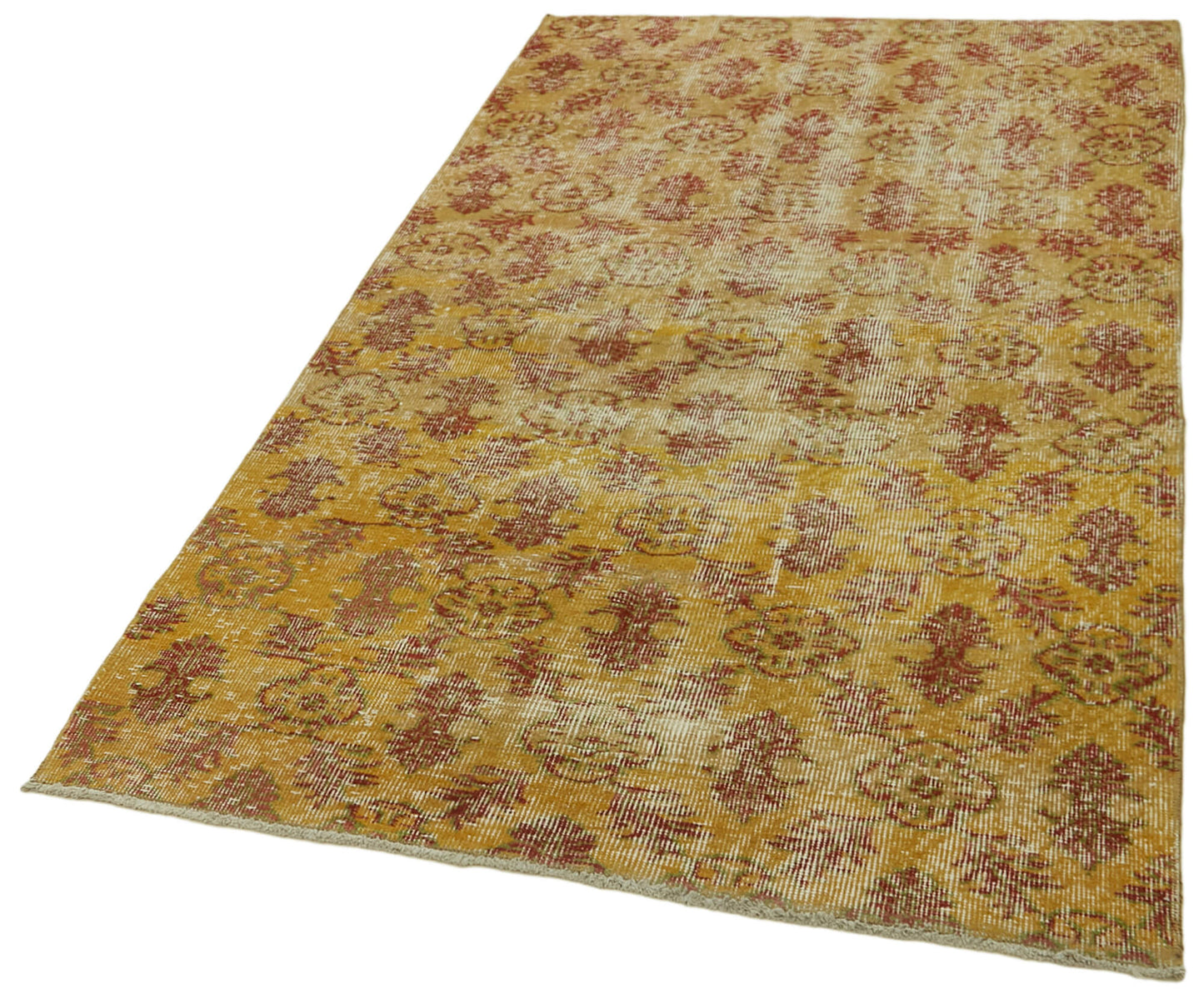 4x6 Yellow Overdyed Rug - 26661