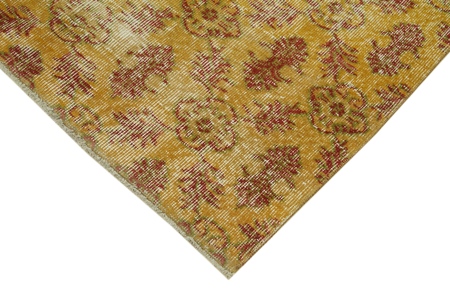 4x6 Yellow Overdyed Rug - 26661