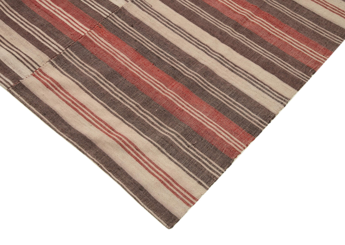 7x10 Brown Vintage Kilim Rug - 28529