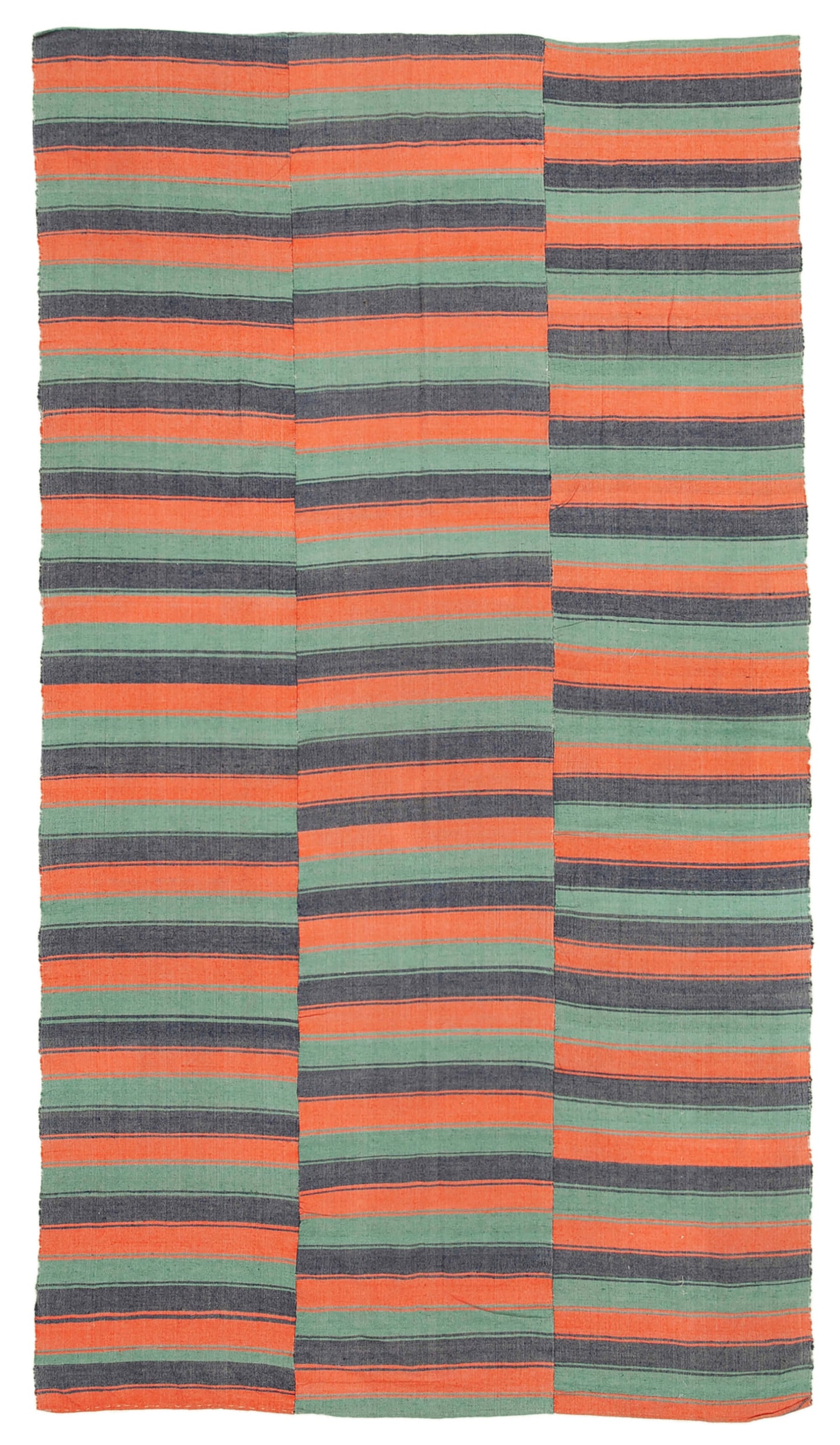 6x11 Orange Vintage Kilim Rug - 28538