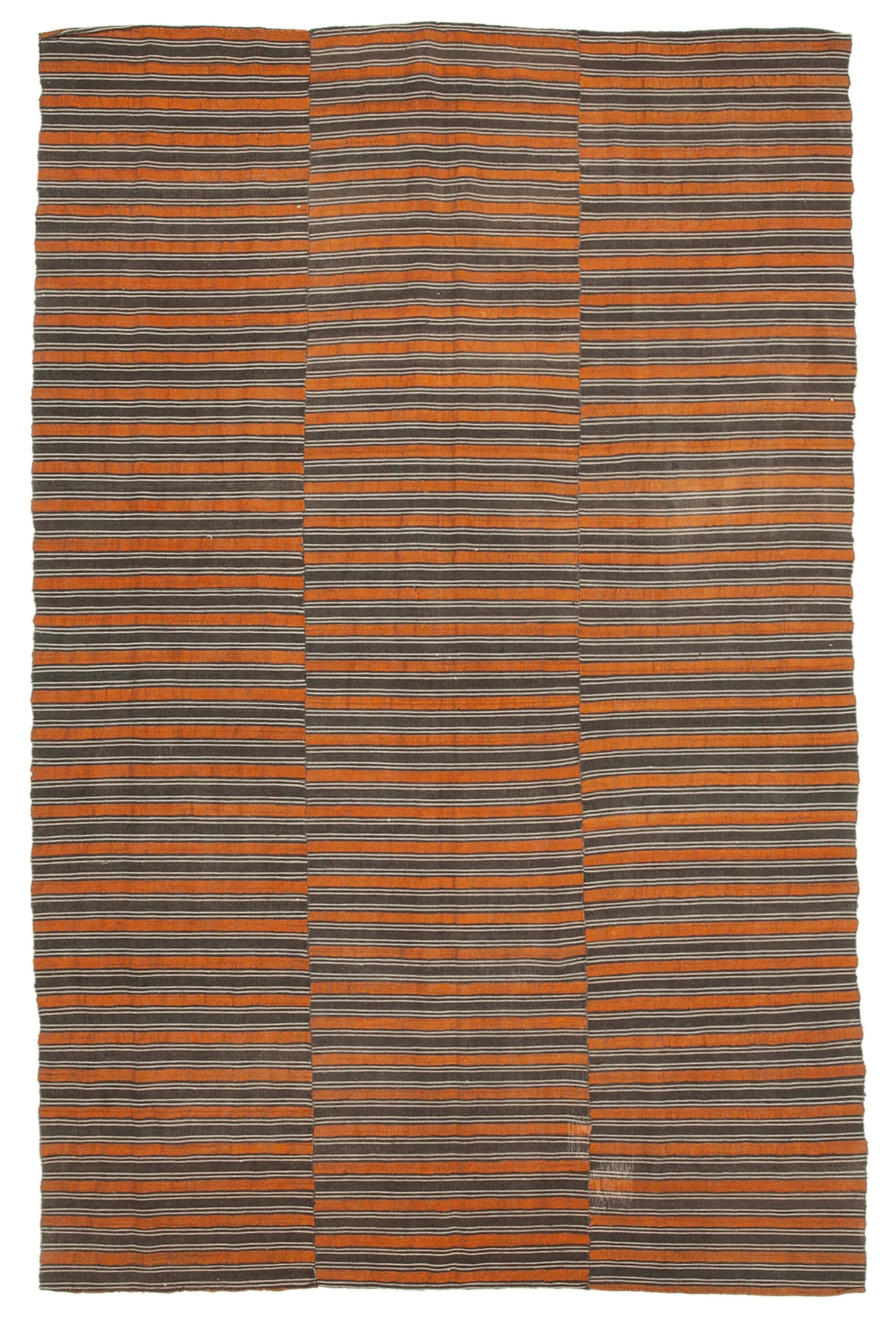 7x10 Brown Vintage Kilim Rug - 28539