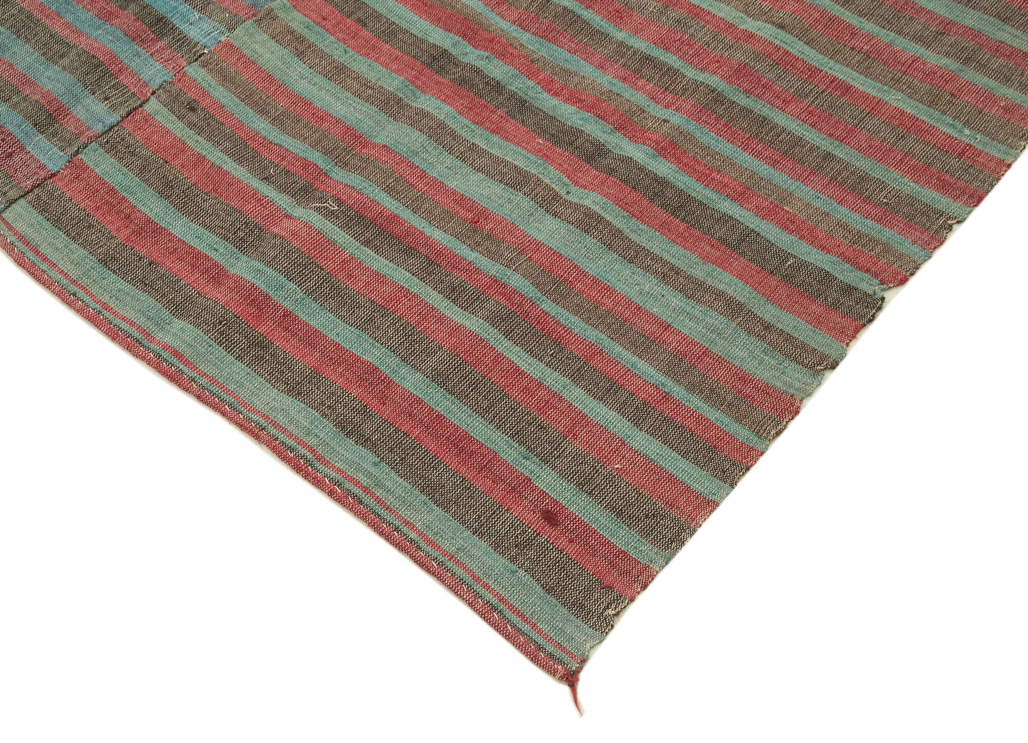 7x9 Turquoise Vintage Kilim Rug - 28540