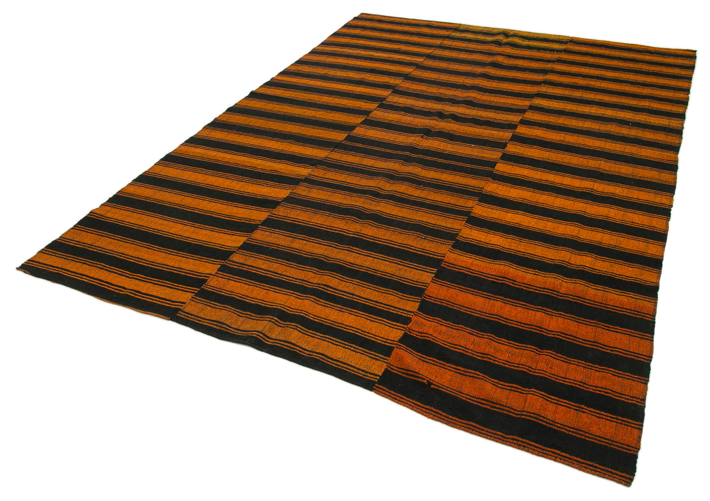 6x9 Orange Vintage Kilim Rug - 28552