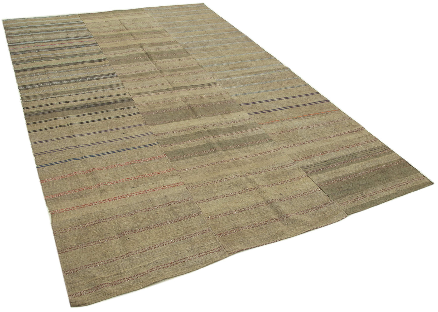 6x10 Brown Vintage Kilim Rug - 28559