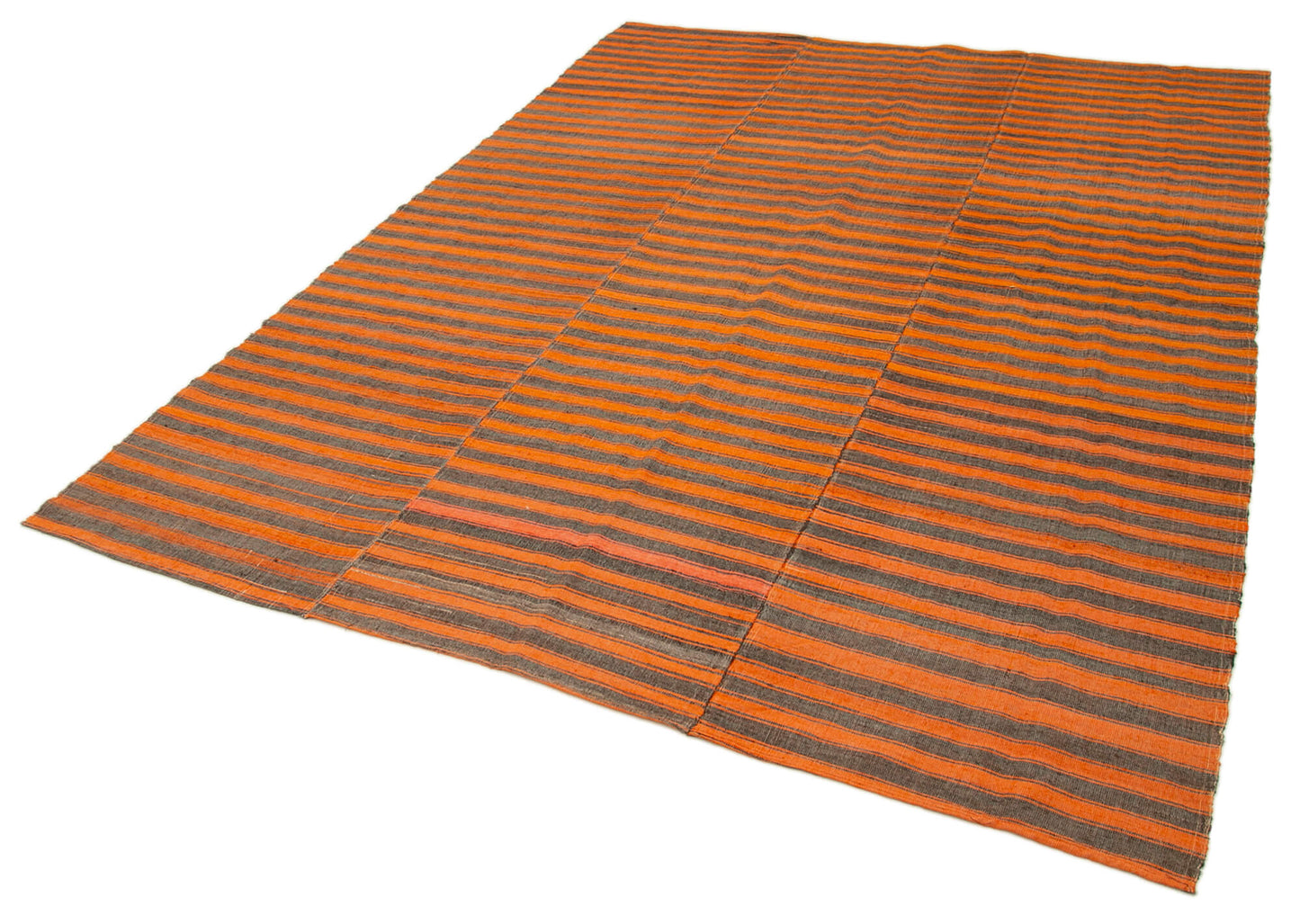 6x9 Orange Vintage Kilim Rug - 28566