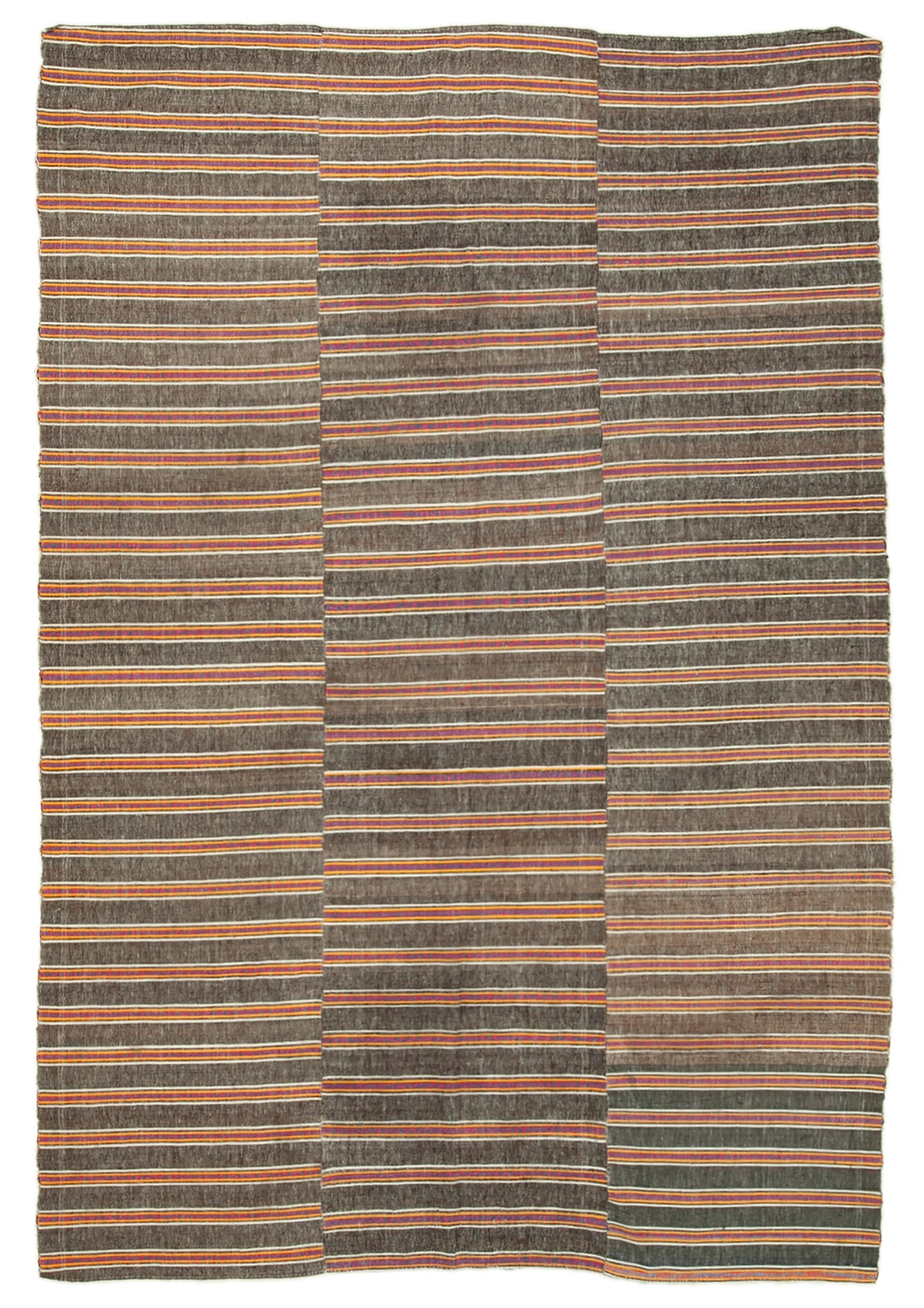 6x9 Brown Vintage Kilim Rug - 28580