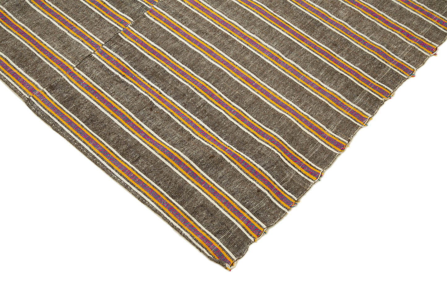 6x9 Brown Vintage Kilim Rug - 28580