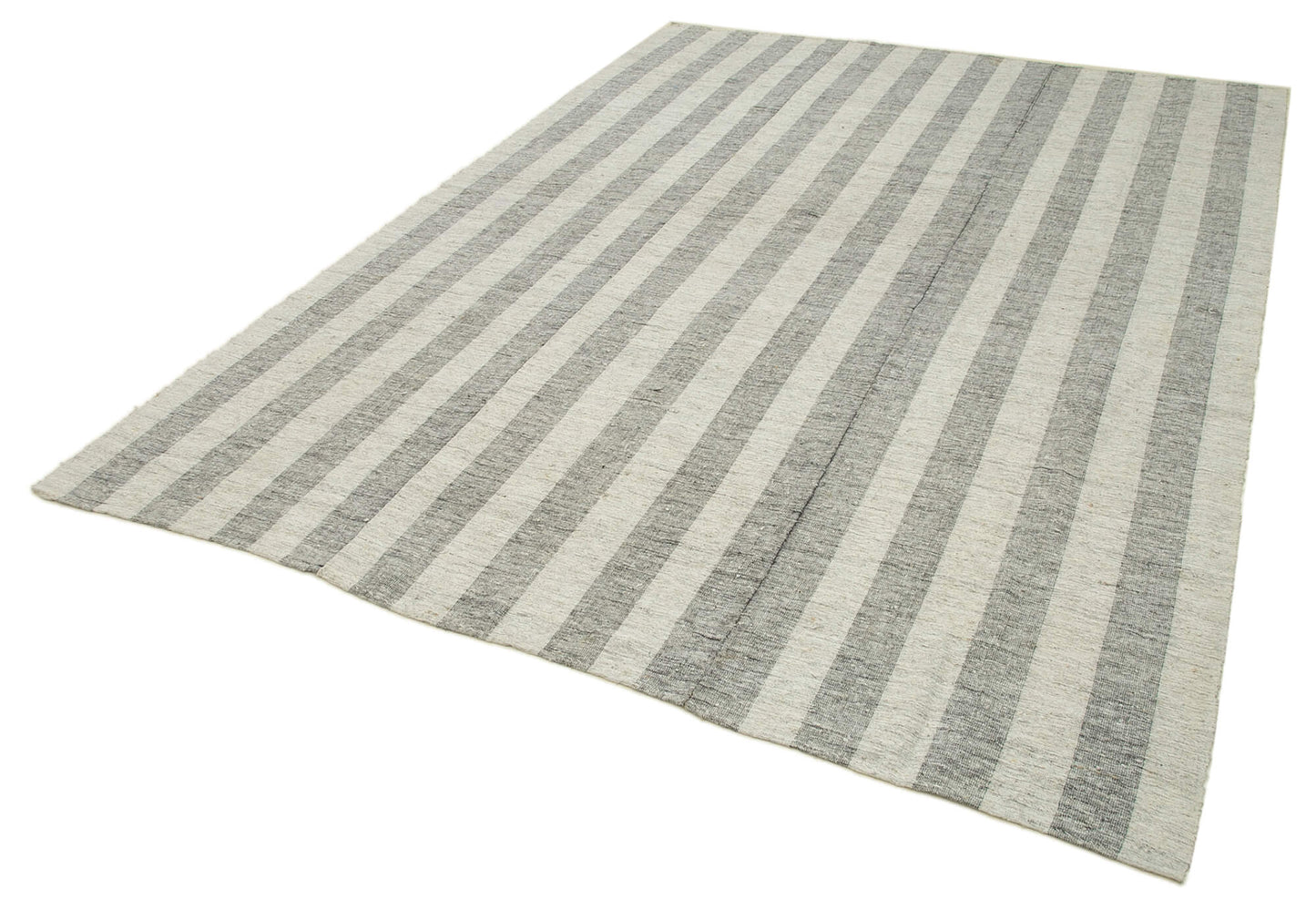 7x10 Beige Vintage Kilim Rug - 28588