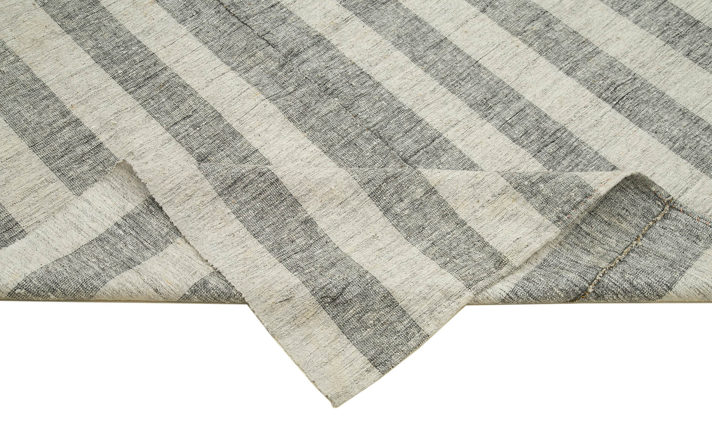 7x10 Beige Vintage Kilim Rug - 28588