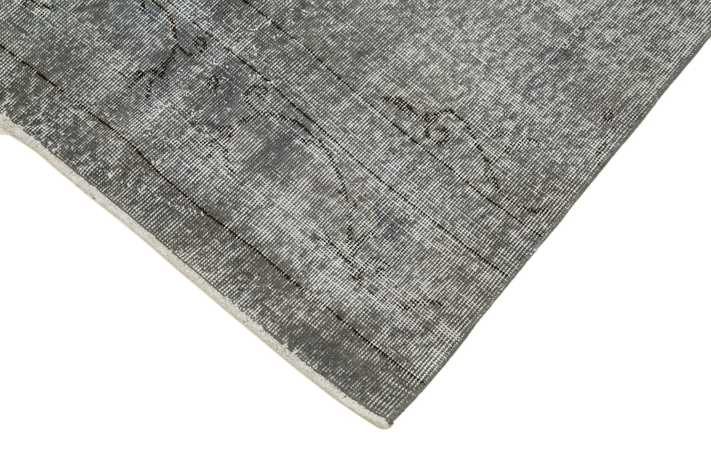 3x10 Grey Overdyed Runner Rug - 28655