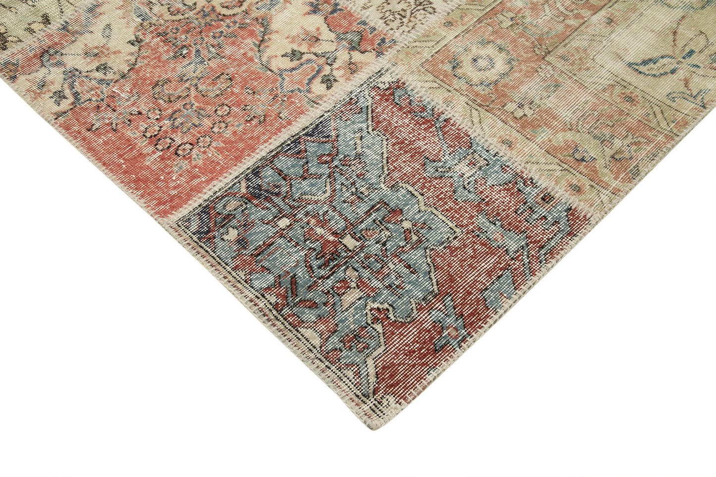 10x13 Beige Patchwork Rug - 28775