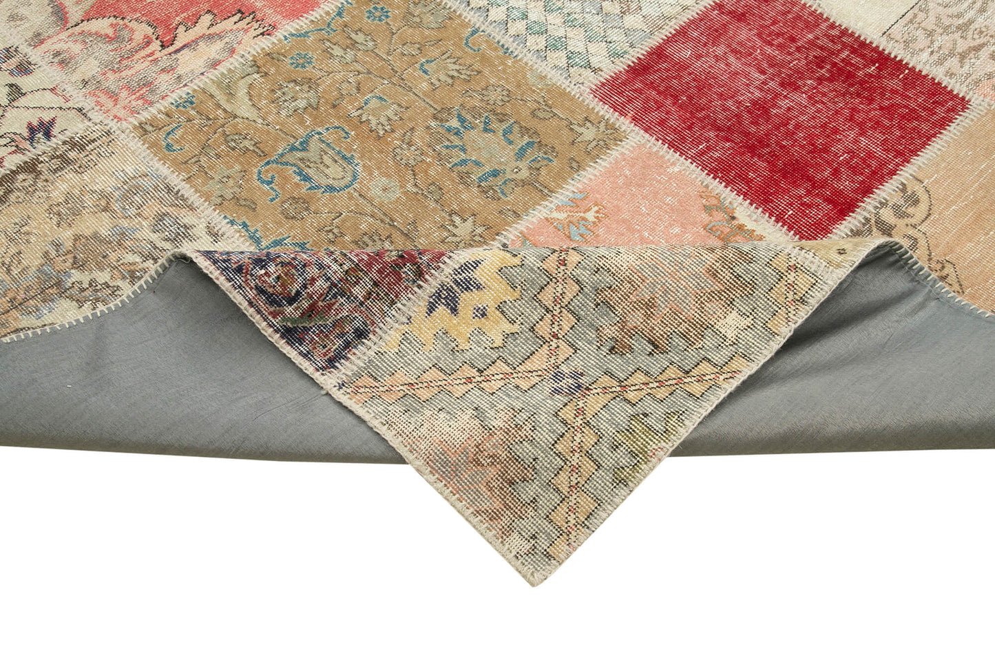 10x13 Beige Patchwork Rug - 28775