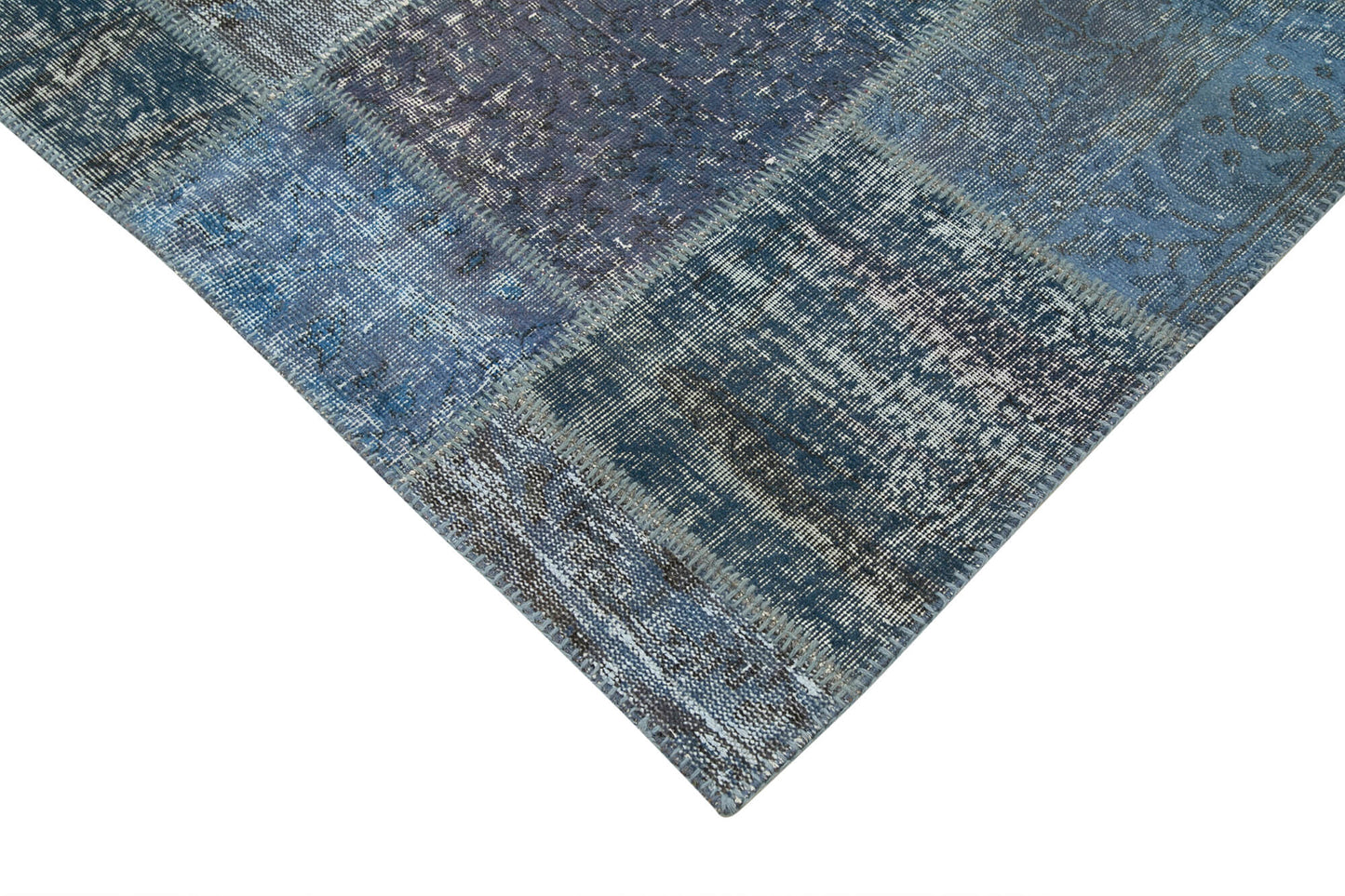 8x12 Blue Patchwork Rug- 28864