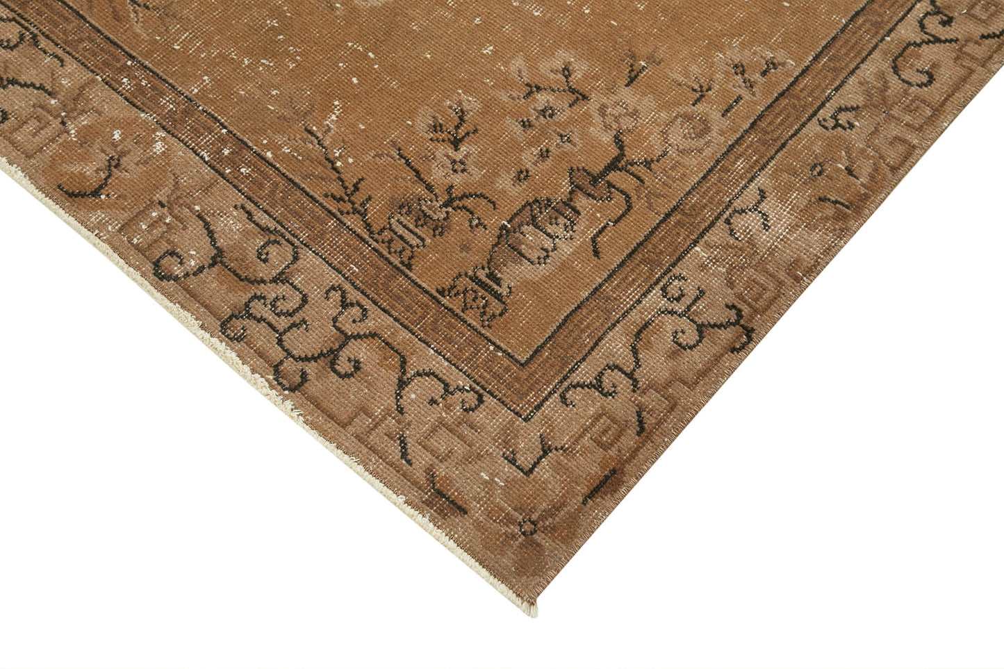 4x7 Brown Overdyed Rug - 29329