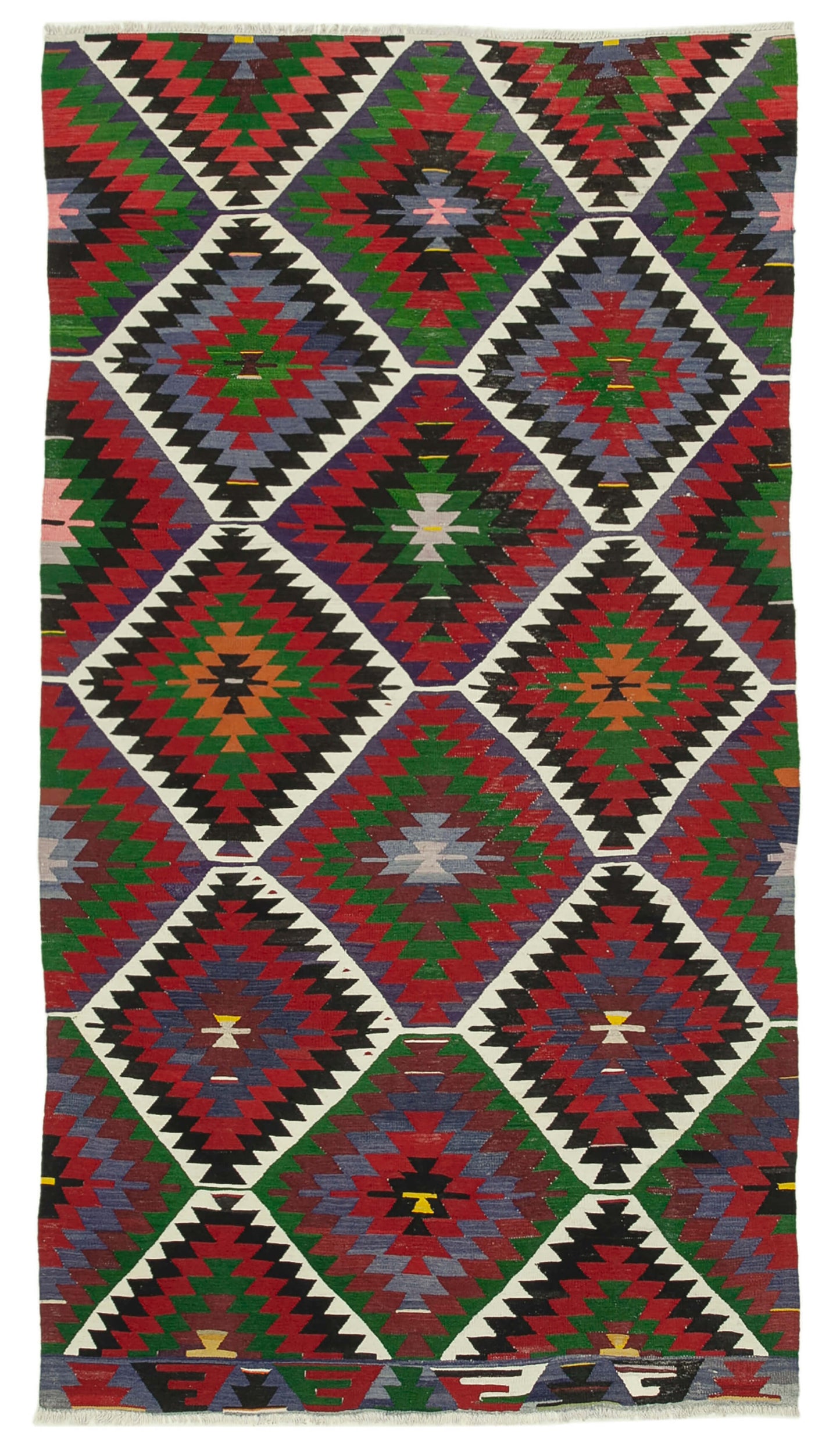 5x9 Red Oriental Kilim Rug - 29448