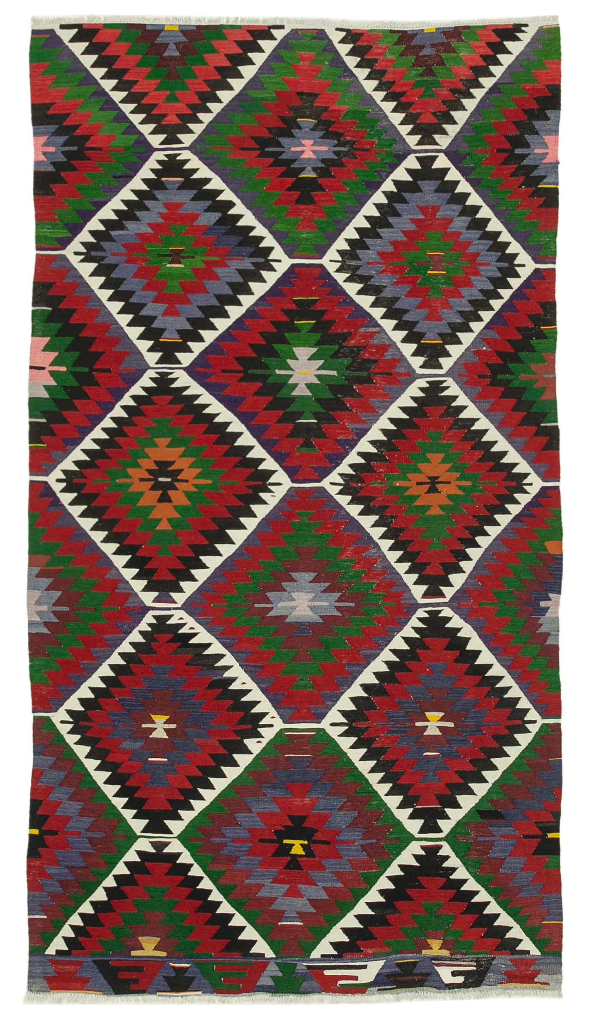 5x9 Red Oriental Kilim Rug - 29448