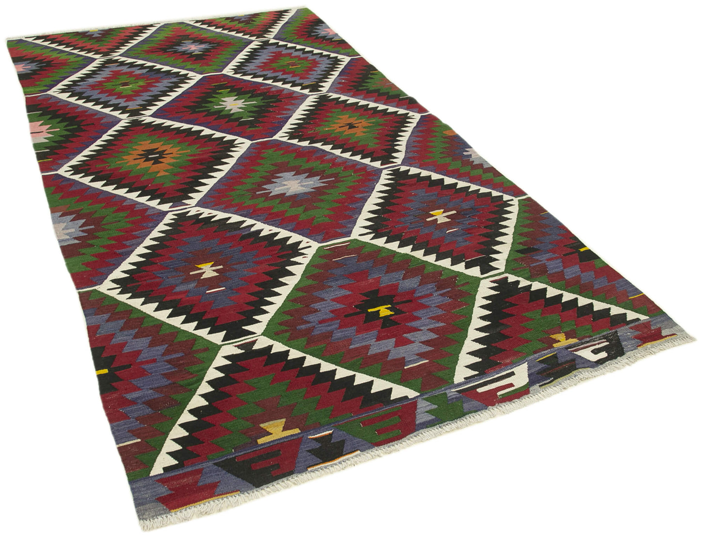 5x9 Red Oriental Kilim Rug - 29448