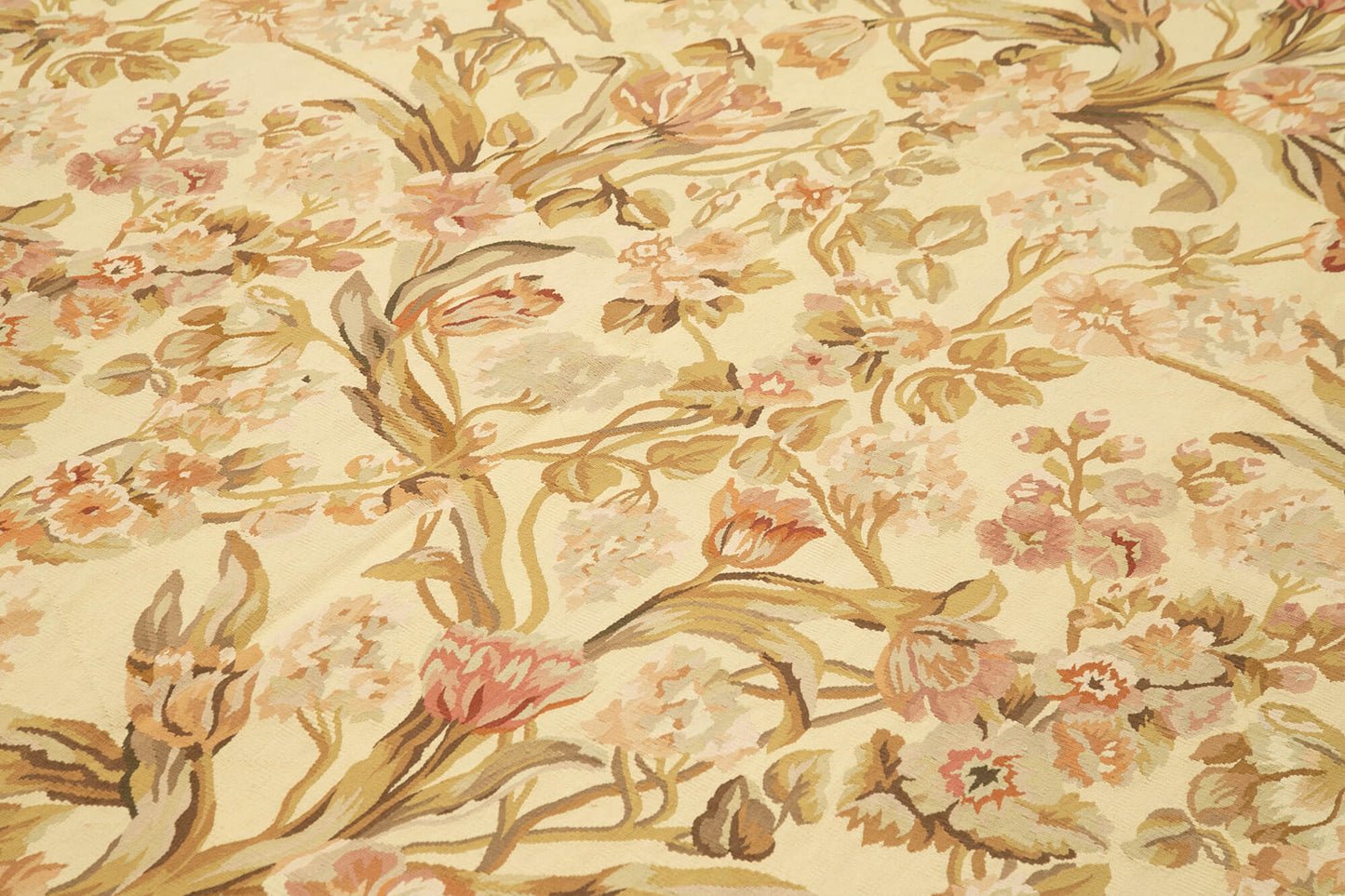 9x12 Beige Aubusson Kilim - 29524