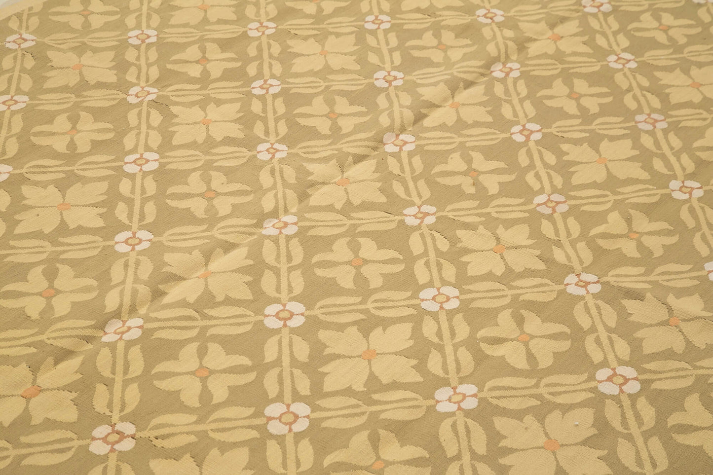 9x12 Beige Aubusson Kilim - 29541