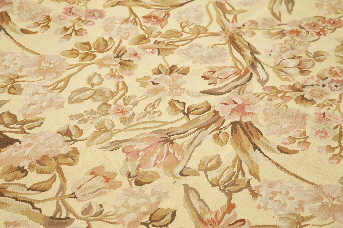 9x12 Beige Aubusson Kilim - 29543