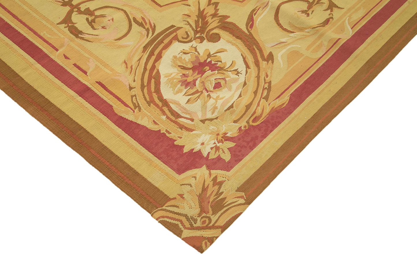 9x12 Beige Aubusson Kilim - 29550