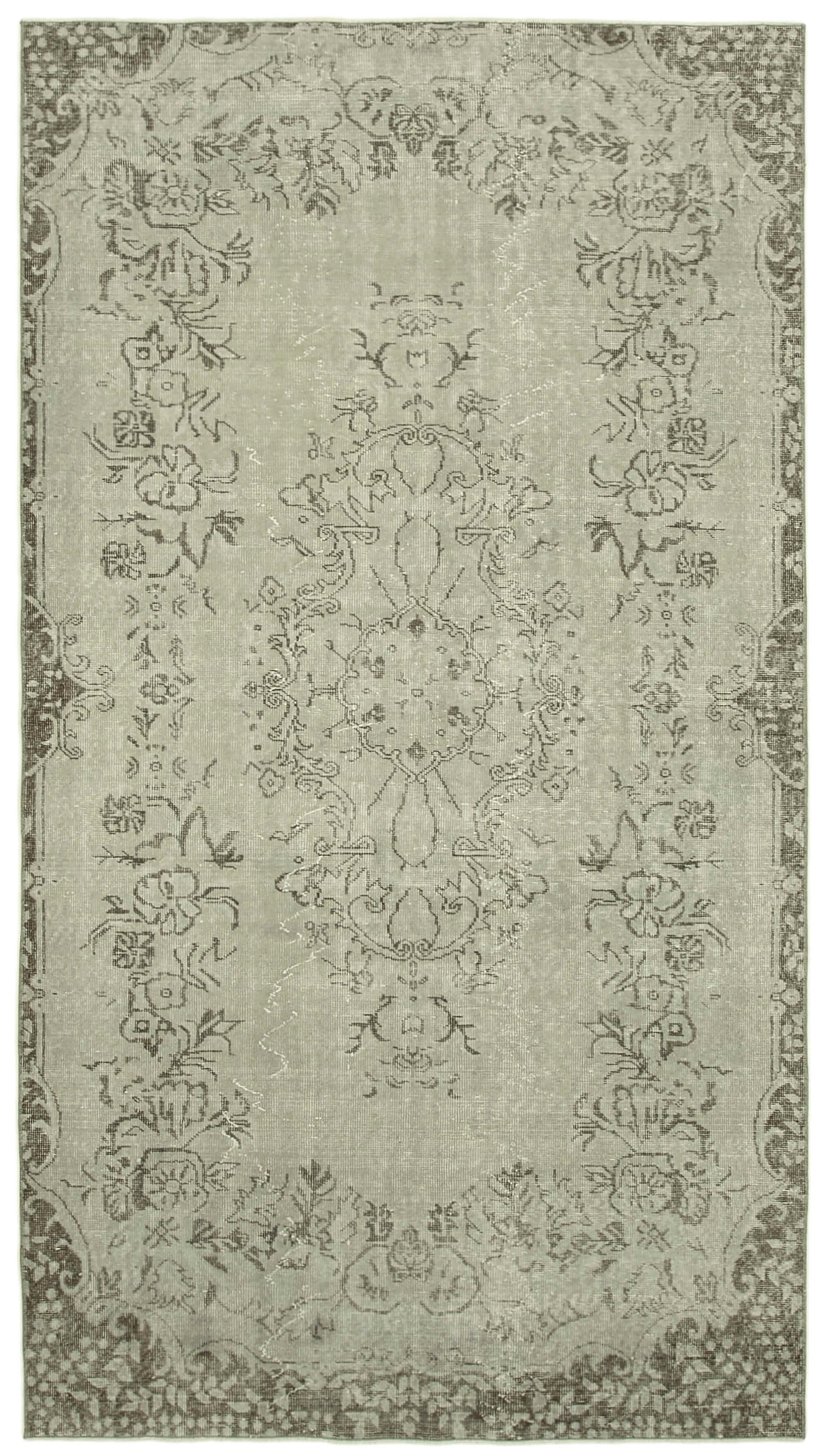 5x9 Grey Overdyed Rug - 29833