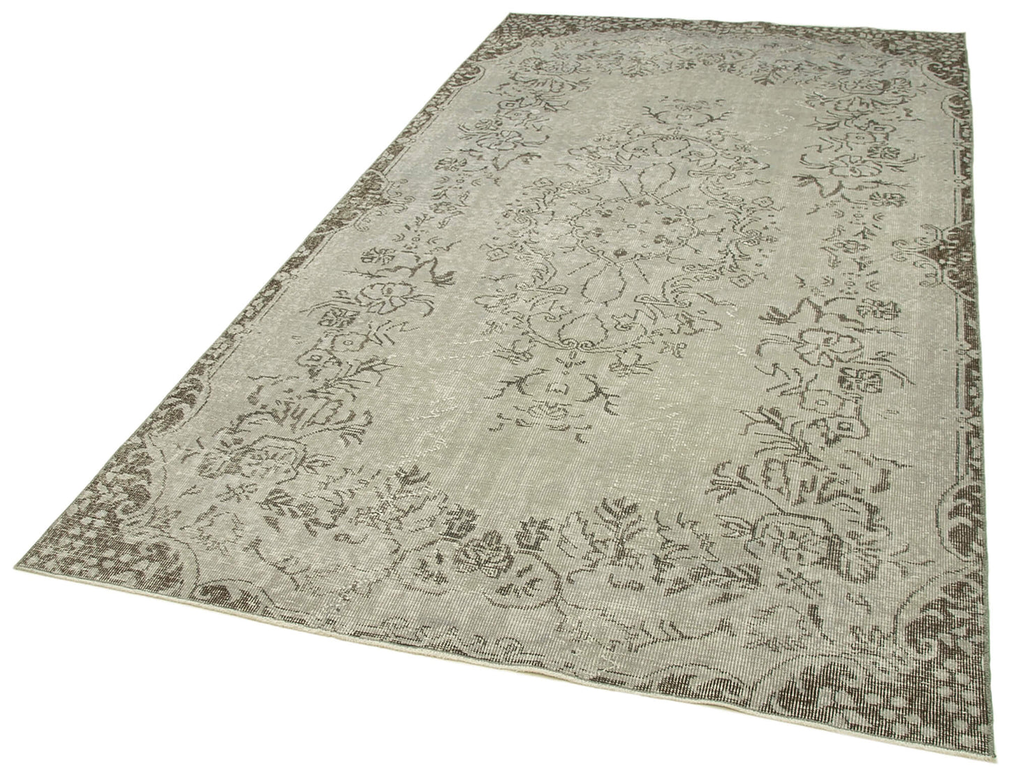 5x9 Grey Overdyed Rug - 29833