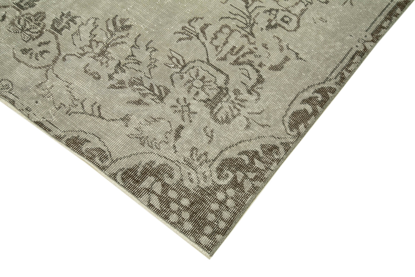 5x9 Grey Overdyed Rug - 29833