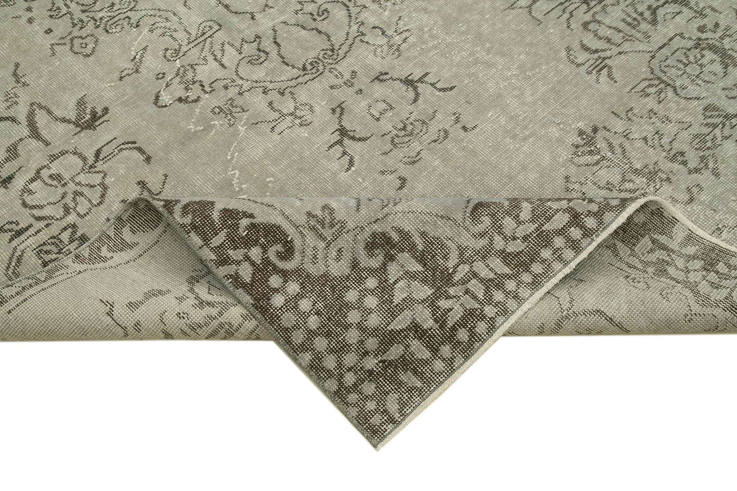 5x9 Grey Overdyed Rug - 29833