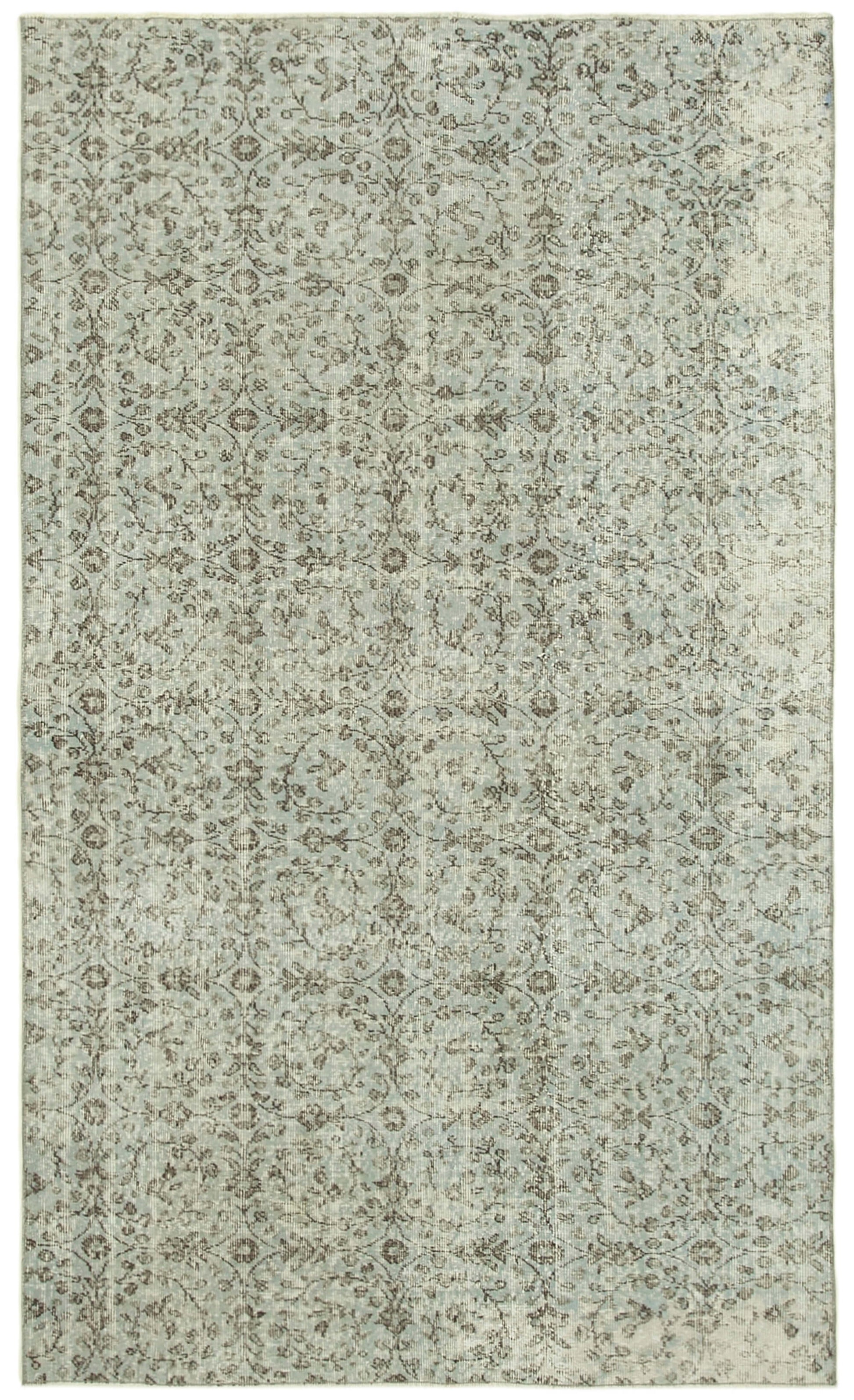 5x8 Blue Overdyed Rug - 29870