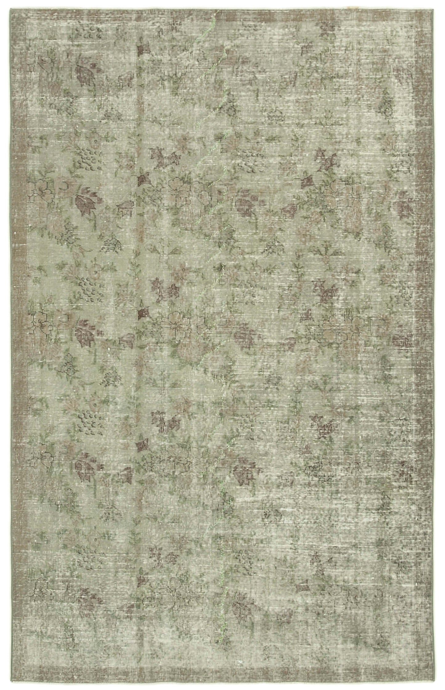 5x8 Grey Overdyed Rug - 29883