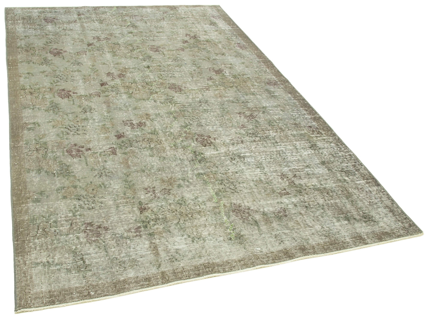 5x8 Grey Overdyed Rug - 29883