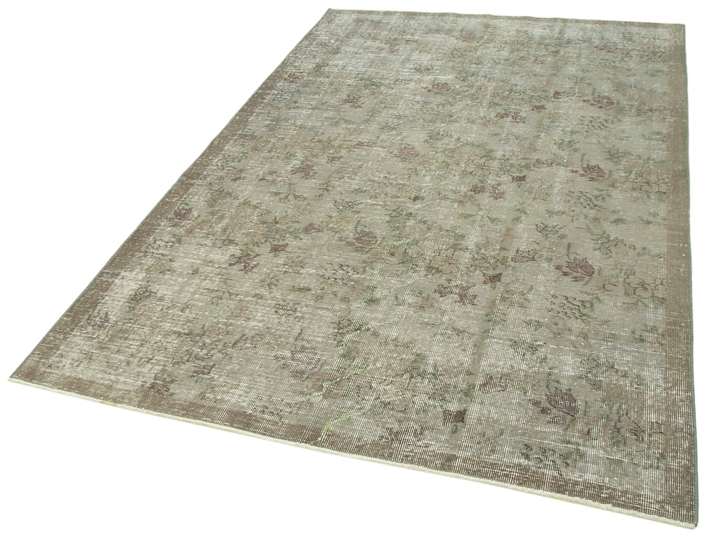 5x8 Grey Overdyed Rug - 29883