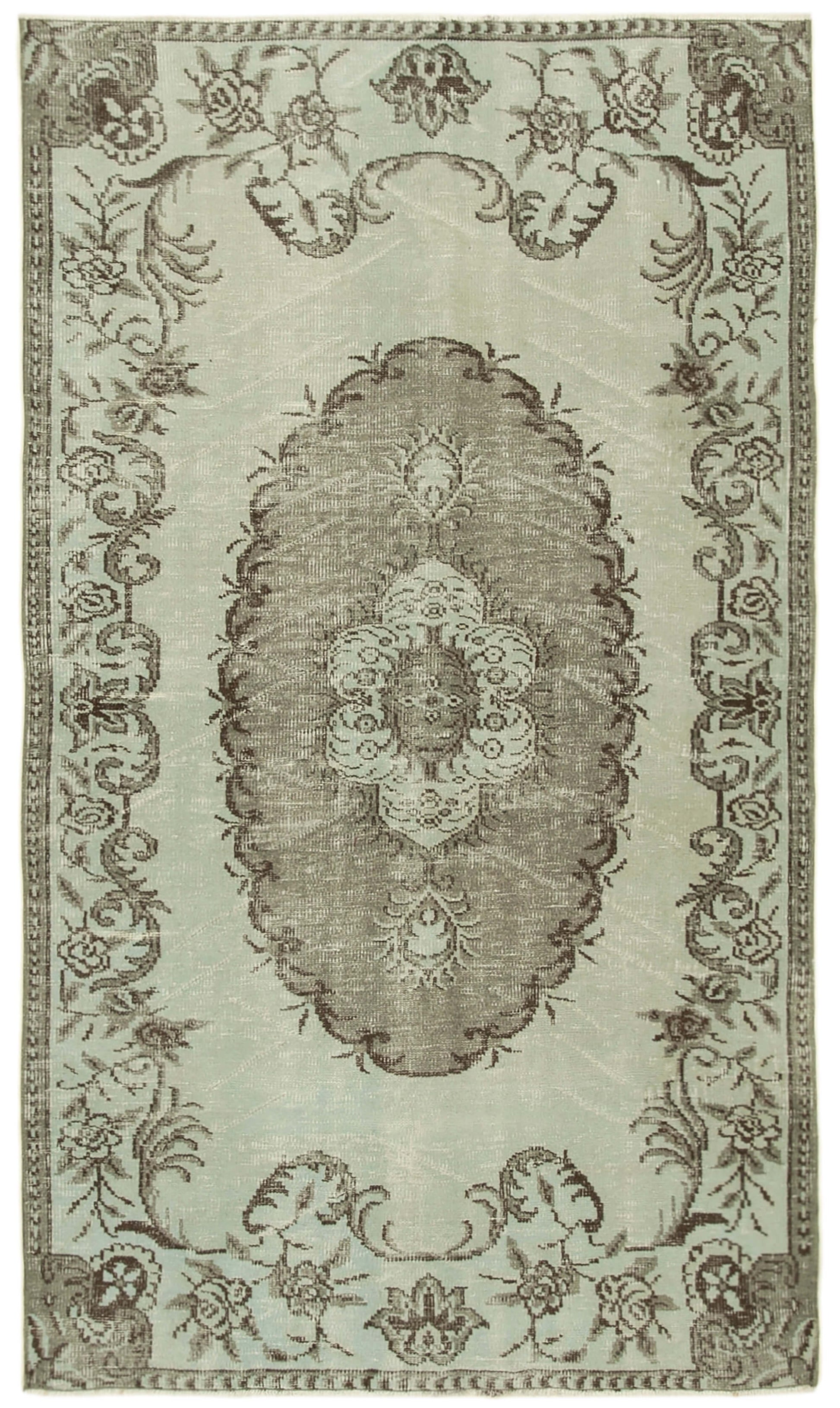 5x8 Grey Overdyed Rug - 29889