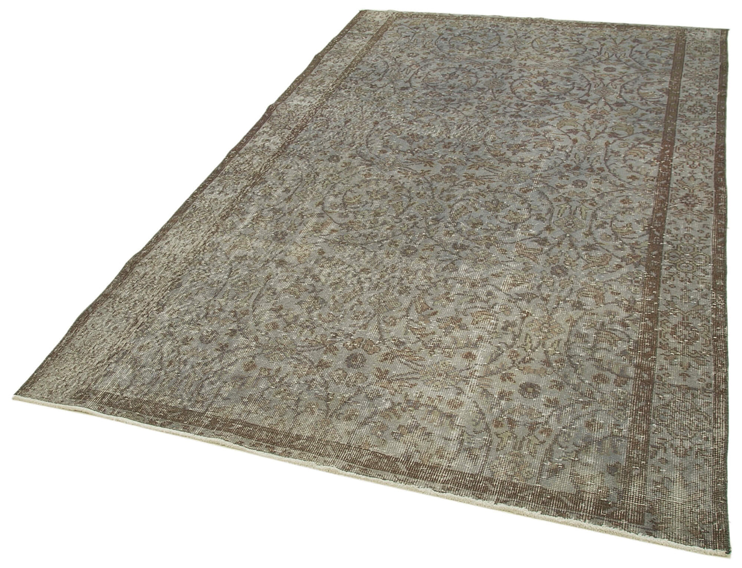 5x8 Grey Overdyed Rug - 29922