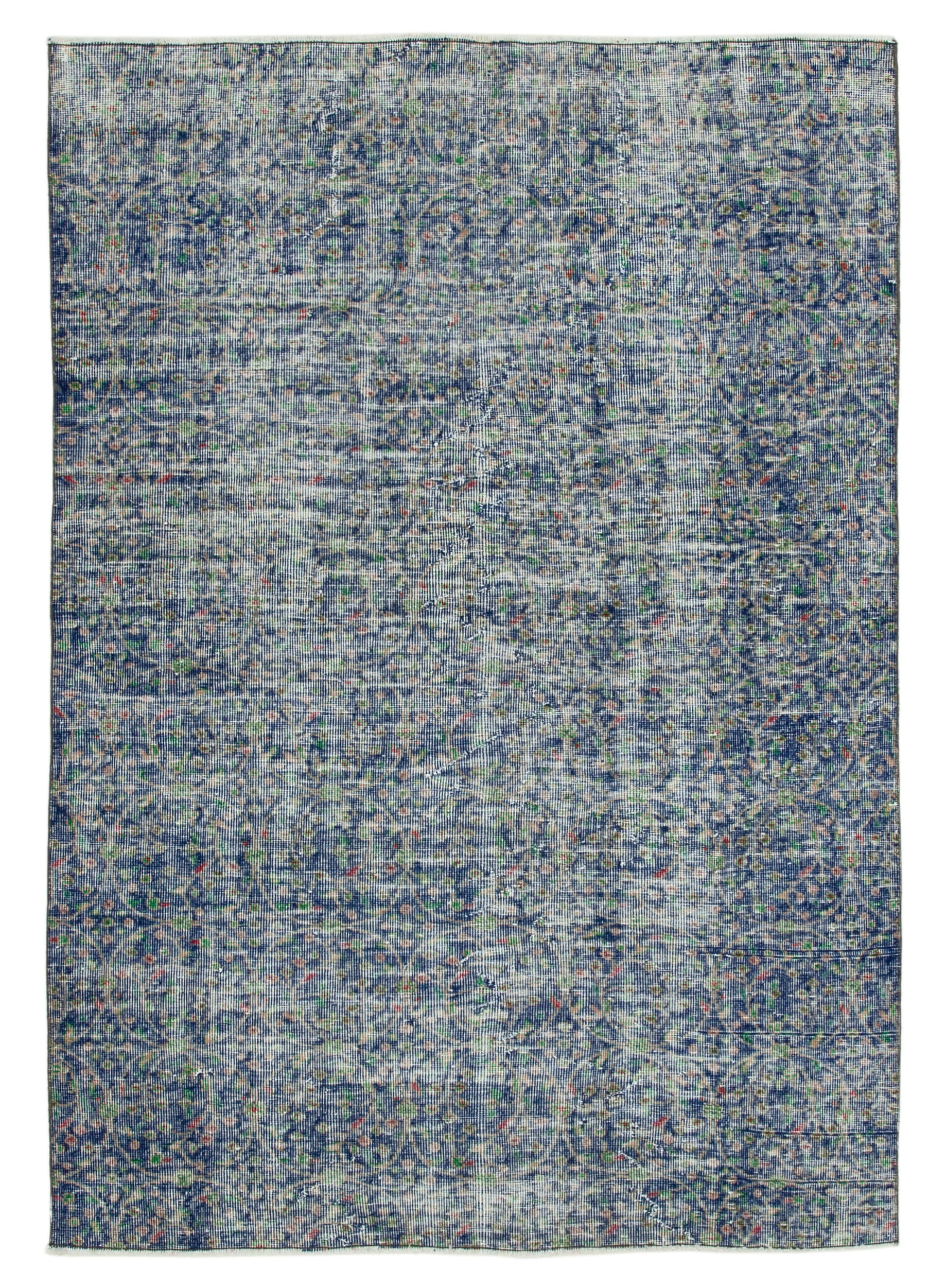 5x7 Blue Bohemian Rug  - 29933