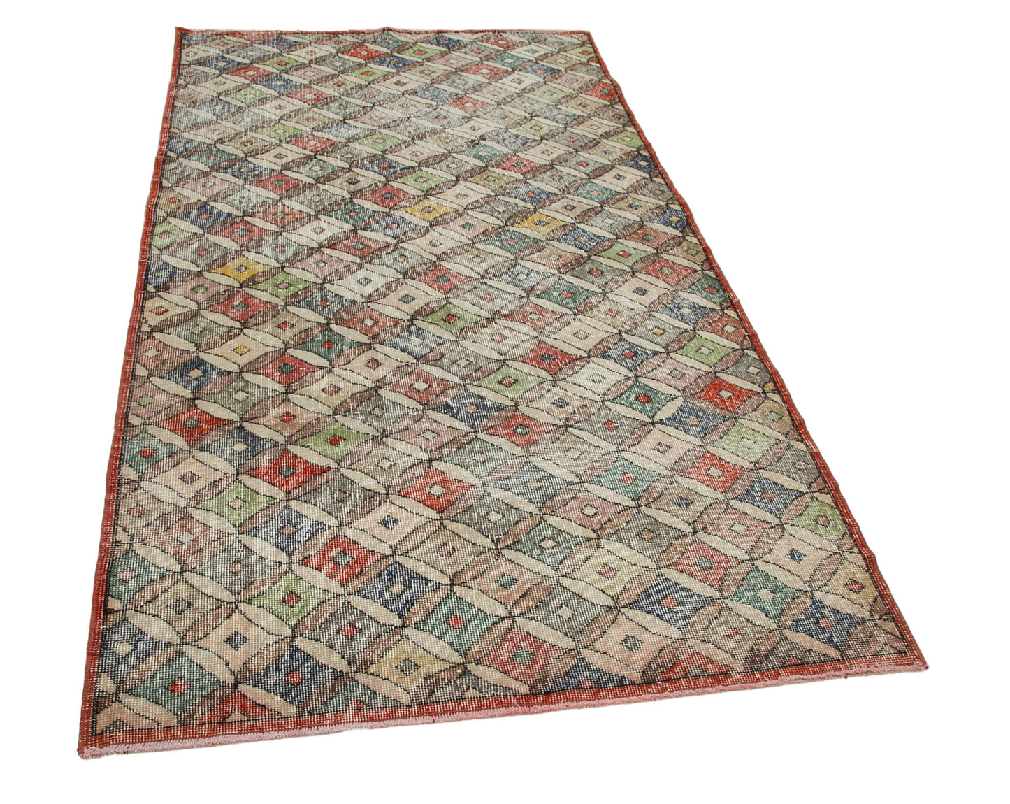 4x8 Beige Bohemian Rug  - 29935