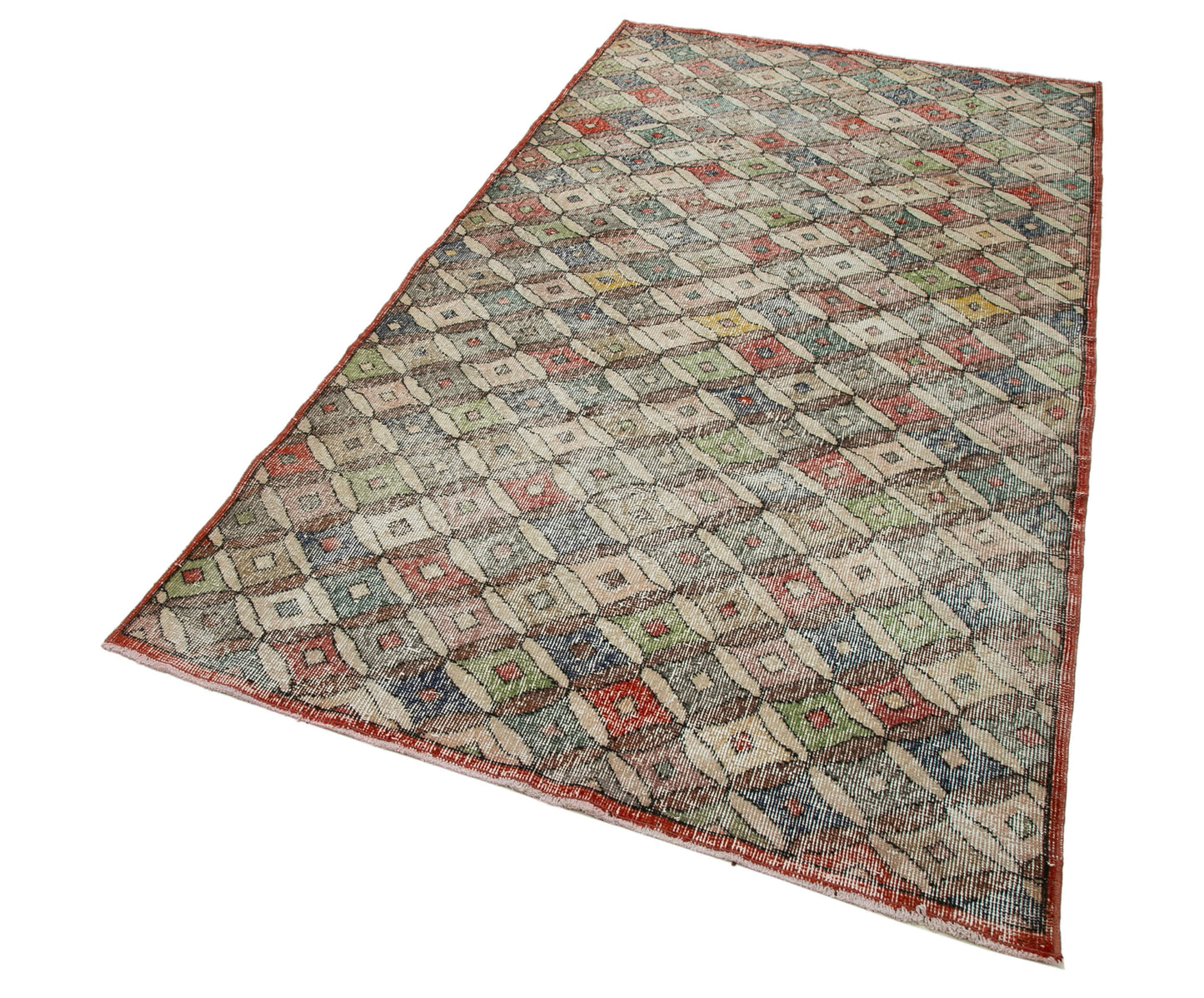 4x8 Beige Bohemian Rug  - 29935