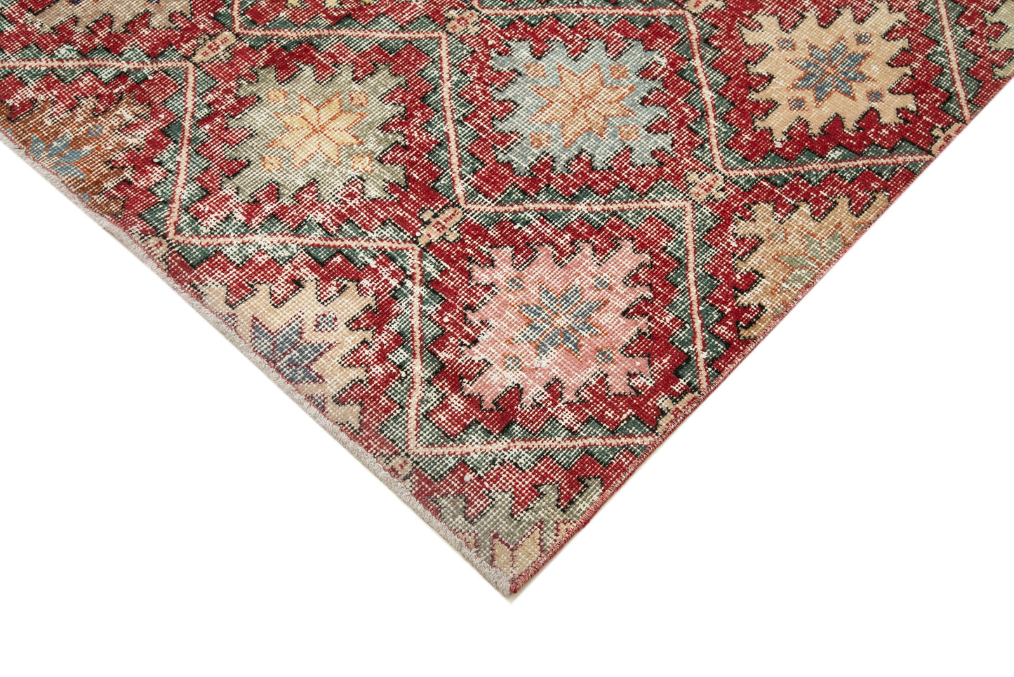 5x9 Red Bohemian Rug  - 29943