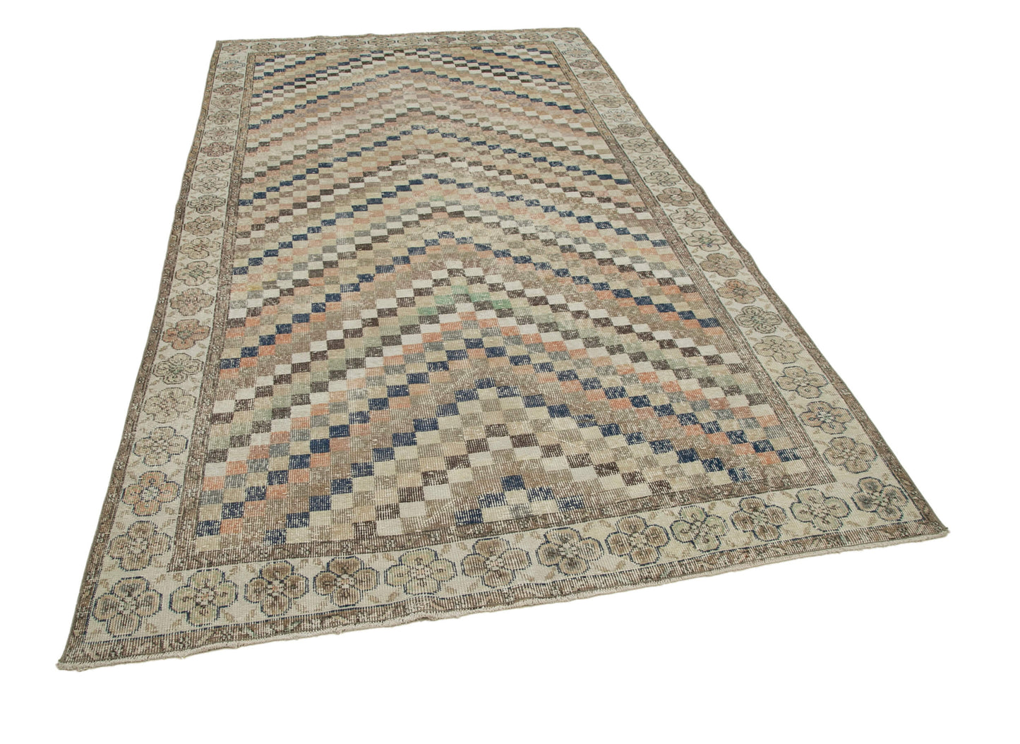 5x10 Beige Bohemian Rug  - 29945