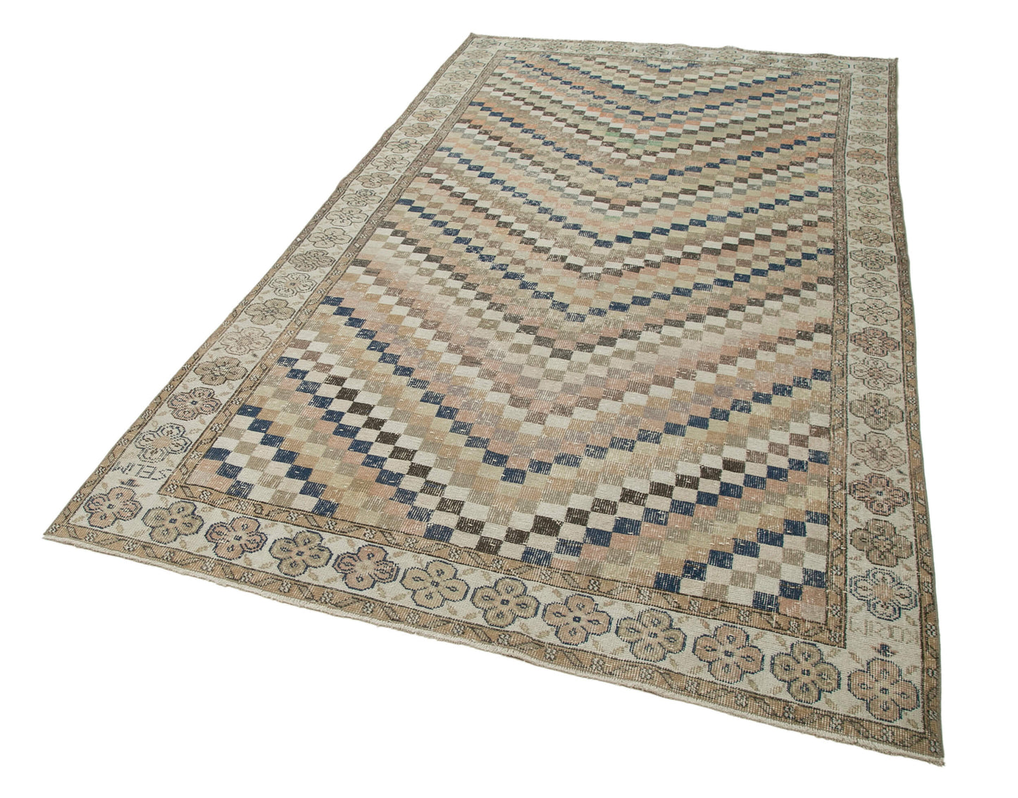 5x10 Beige Bohemian Rug  - 29945