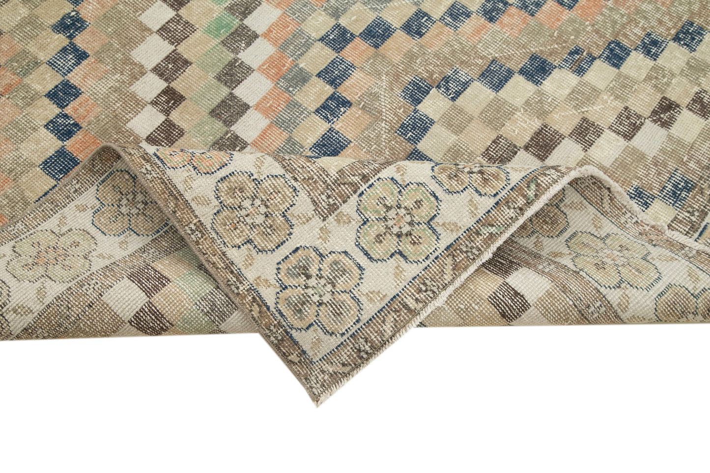 5x10 Beige Bohemian Rug  - 29945